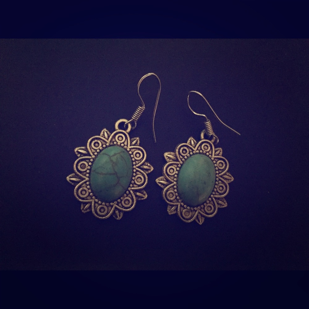 Teal Pretty earrings